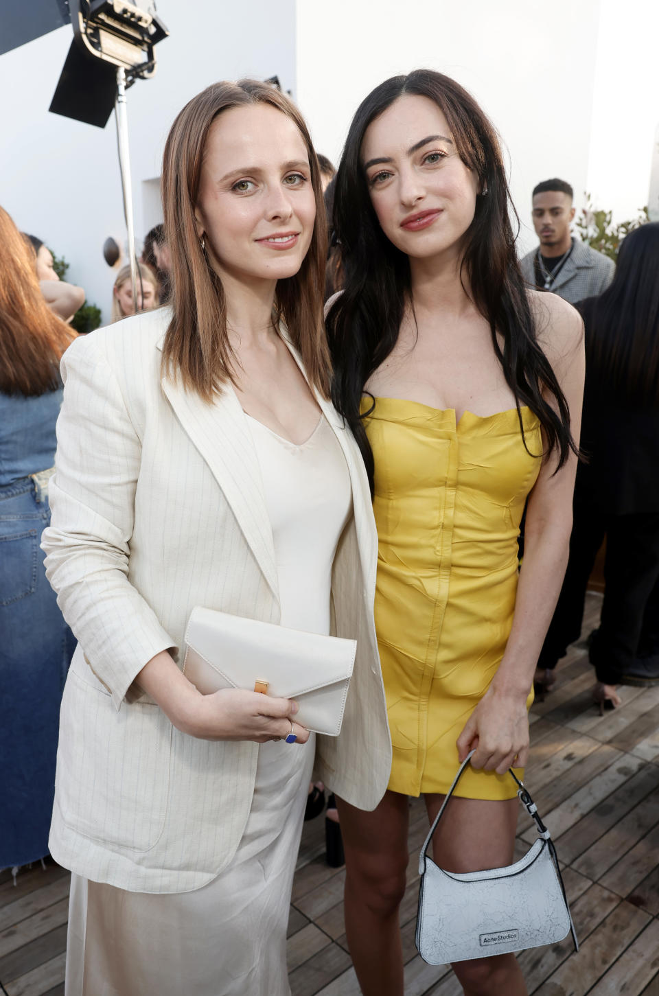 Pauline Chalamet and Cazzie David attend "ELLE Hollywood Rising" 2024