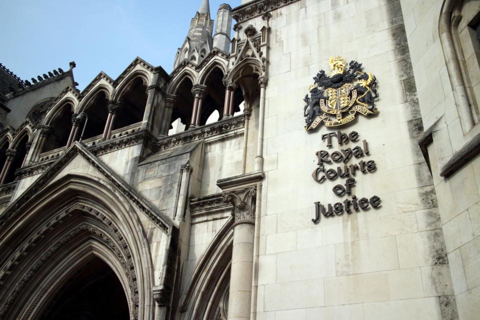 Legal victory: Mr Byrne won the tribunal at the Royal Courts of Justice (Shutterstock )