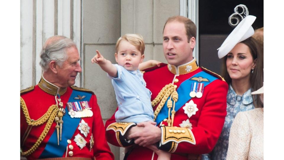 Prince George's first balcony moment at Trooping the Colour 2015