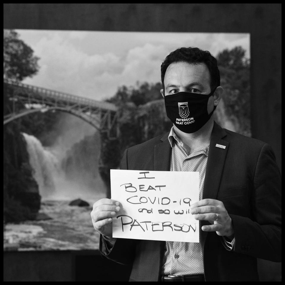 Paterson Mayor Andre Sayegh, shares his message on the coronavirus on June 28th, 2020: " I beat Covid-19 and so will Paterson."