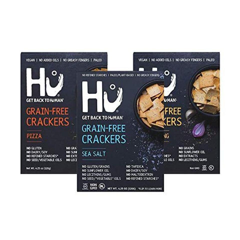 4) Hu Paleo Vegan Crackers