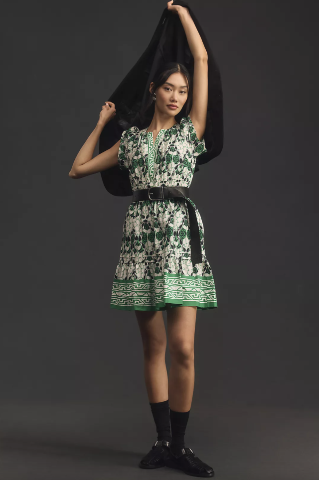 This Anthropologie mini dress is wildly 'flattering' — and it's