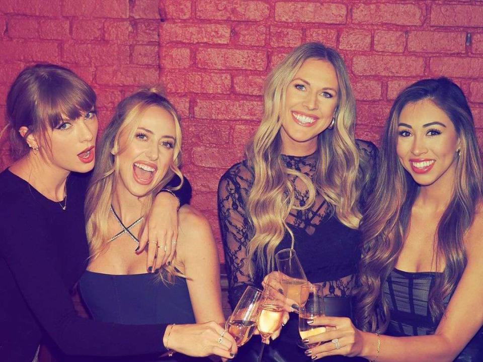 <p>Brittany Mahomes/Instagram</p> Brittany Mahomes Shares Photos from Girls Night with Taylor Swift and NFL Wives