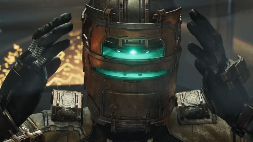 Dead Space remake helmet