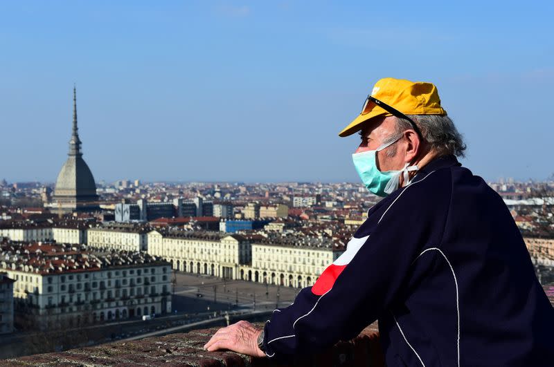 Day four of Italy's nationwide coronavirus lockdown, in Turin