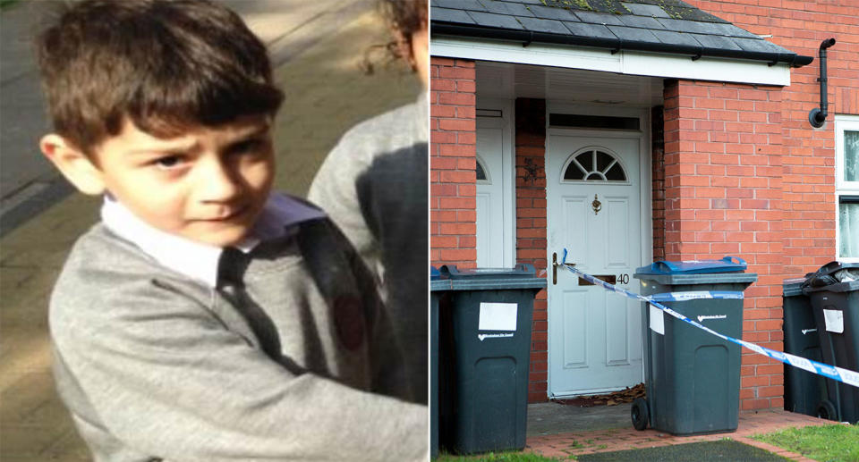 Tragedy: Hakeem Hussain, 7, who is thought to have frozen to death outside his Birmingham home (SWNS)