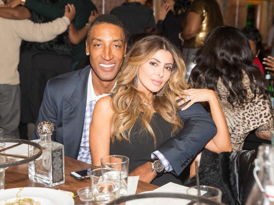 Scottie and Larsa Pippen