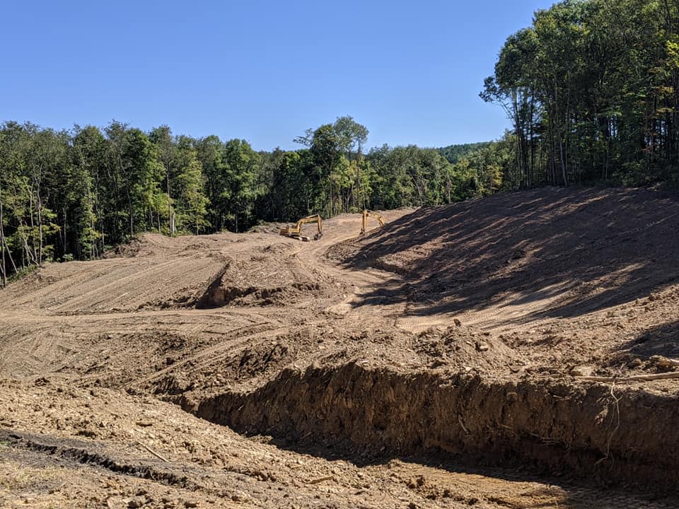 Years of strip mining for coal left a scarred landscape inside Beaver Creek State Park, which was founded in 1949.