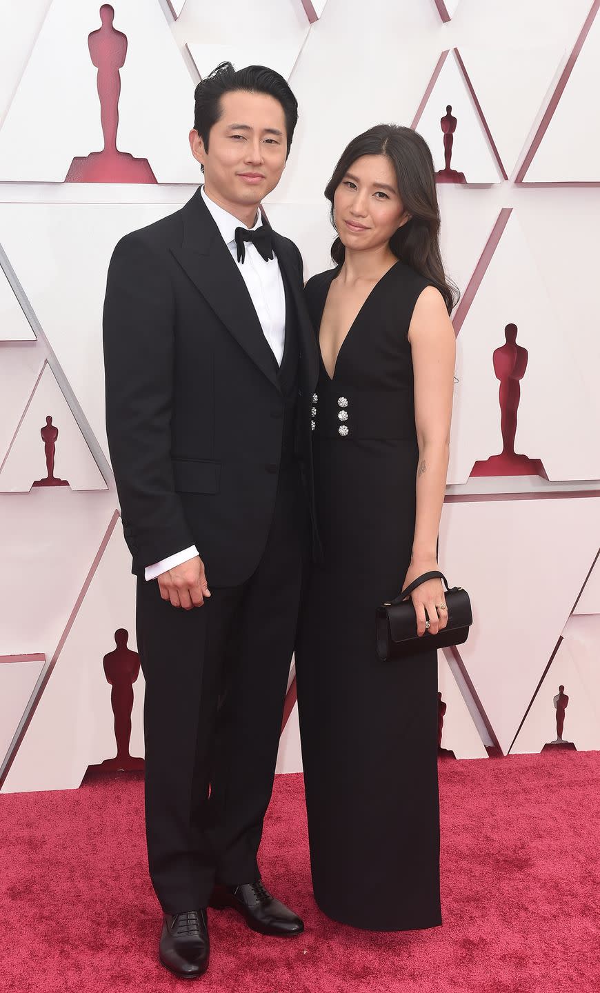 Steven Yeun and Joana Pak