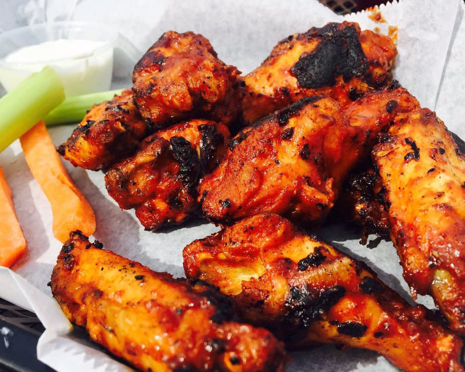 Uncle Donnie's Famous Blackened Wings at Moosehead Grill in Charlotte, North Carolina