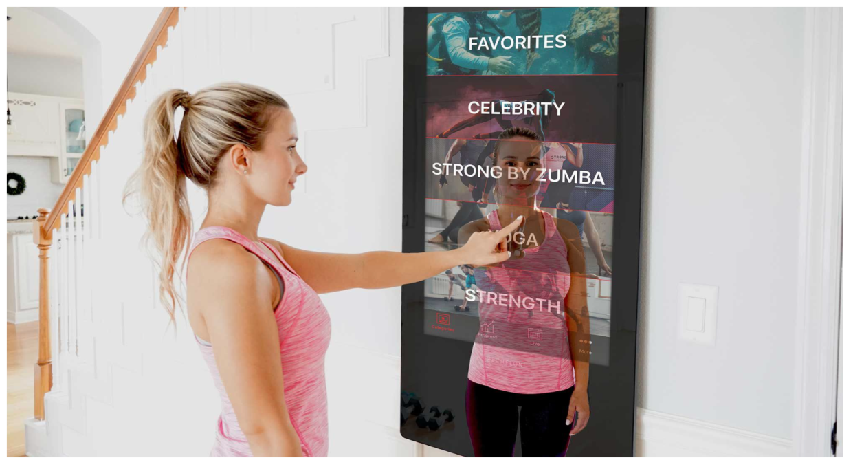 The Echelon Reflect Touch Mirror is on sale for $100 off at Dick's Sporting Goods right now. (Photo by Dick's Sporting Goods)