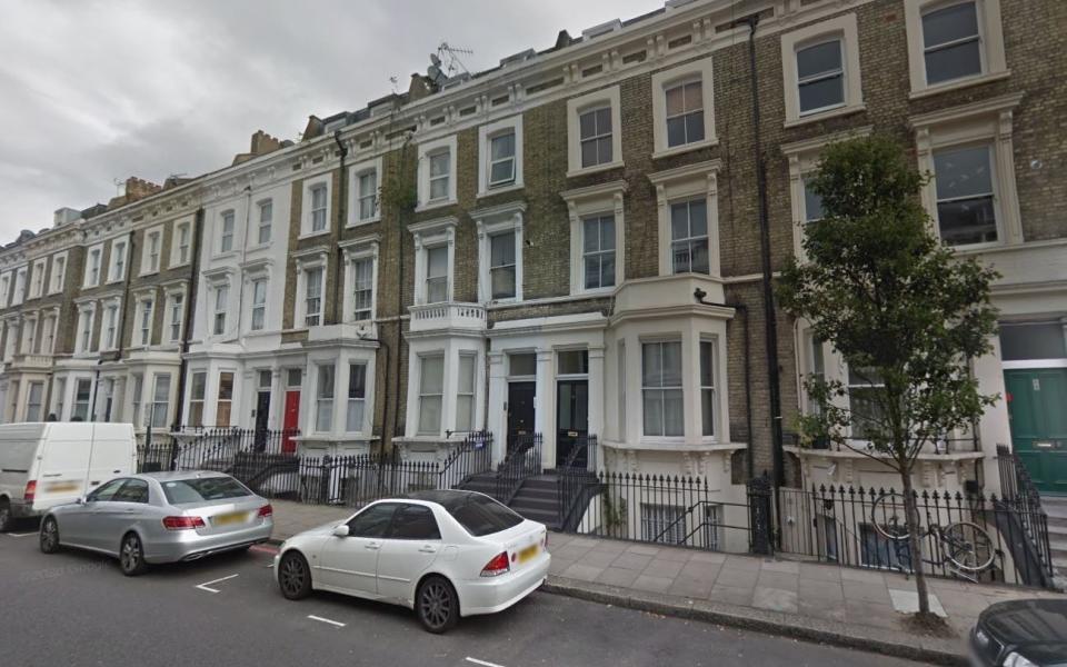 The Chelsea flat that Max Hamilton is accused of arranging to have damaged
