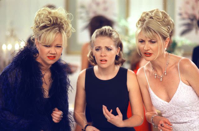 <p>Randy Holmes/Disney General Entertainment Content via Getty Images</p> Caroline Rhea, Melissa Joan Hart and Beth Broderick in "Sabrina the Teenage Witch"