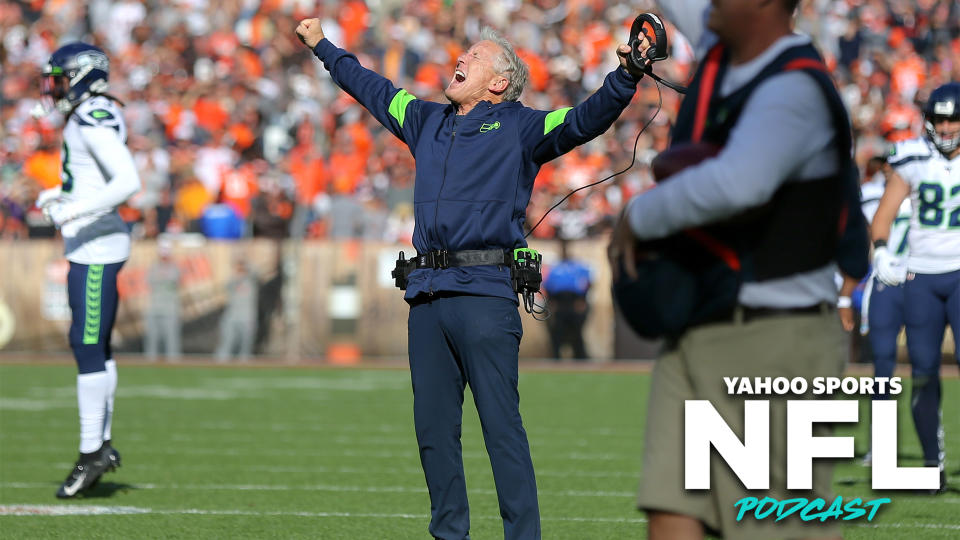 Seattle Seahawks coach Pete Carroll has his team victorious at 5-1 and looking like one of the most complete teams in the league. (Photo by Frank Jansky/Icon Sportswire via Getty Images)