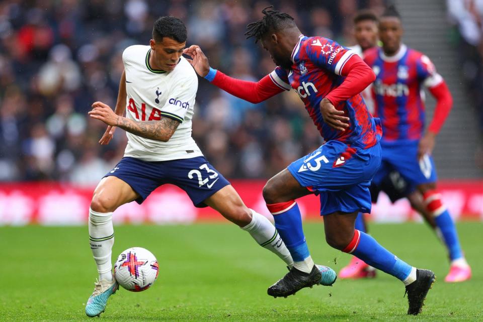 Pedro Porro impressed in his versatile role against Crystal Palace (Getty Images)