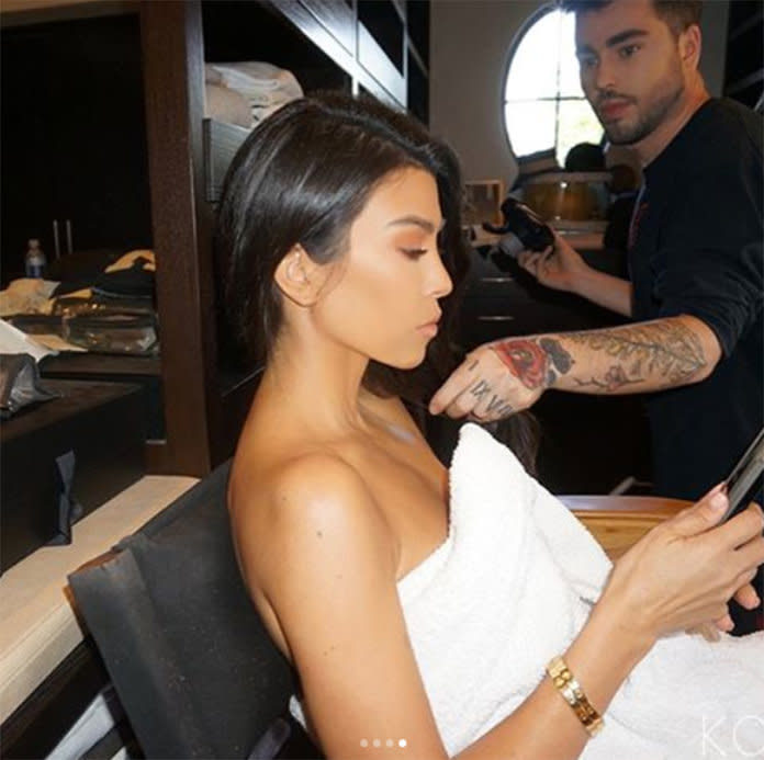 The eldest Kardashian shared some natural beauty secrets.