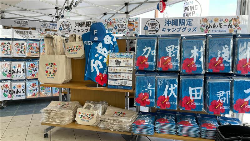 日本火腿隊在沖繩的春訓，會販售沖繩春訓限定的商品，甚至與在地結合的聯名商品。（圖／翻攝自北海道日本ハムファイターズ公式 X）