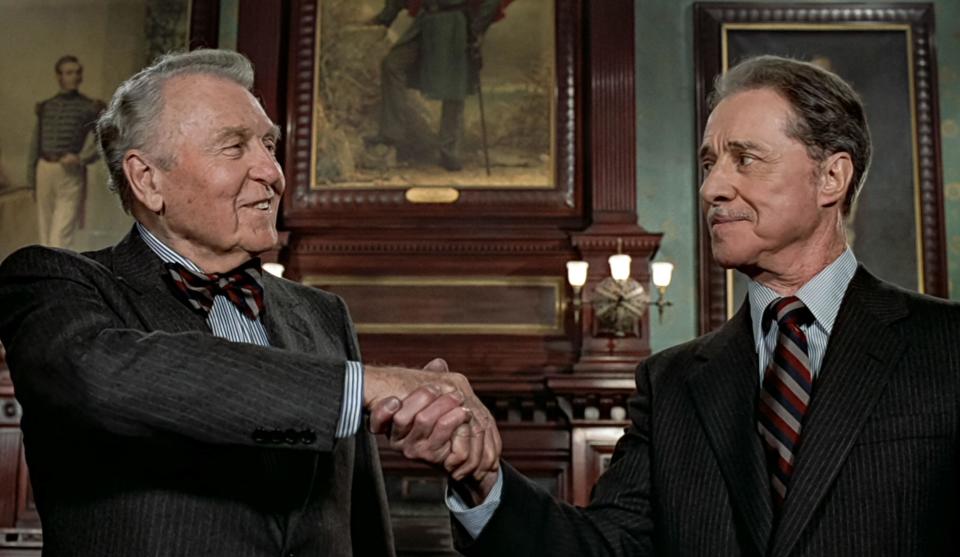 Ralph Bellamy and Dom Ameche made a memorable double act in Trading Places. (Alamy)