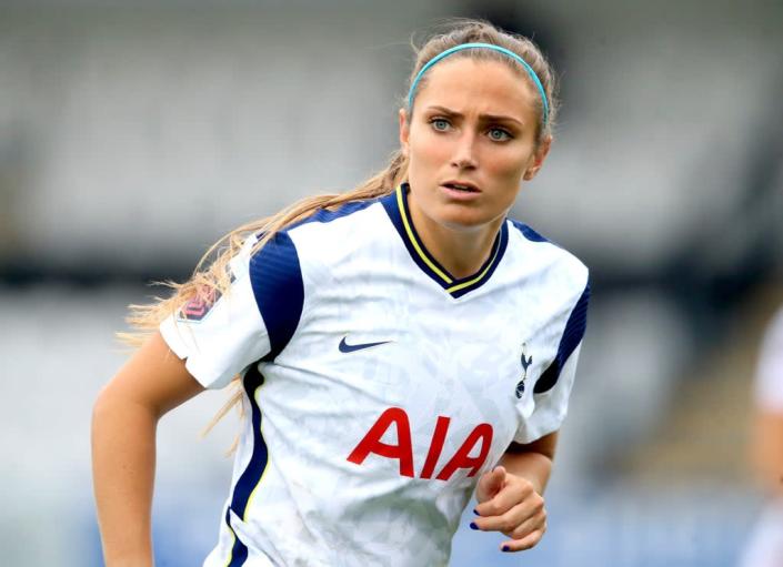 Tottenham defender Shelina Zadorsky is poised to make her 50th appearance for the club (Adam Davy/PA) (PA Archive)