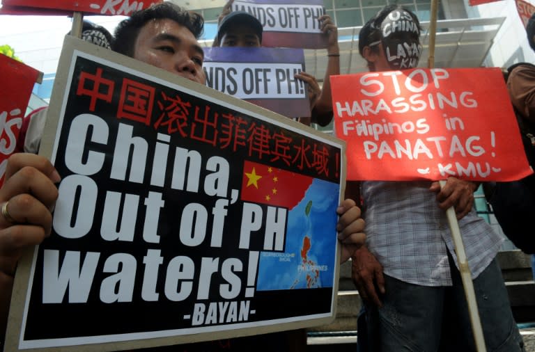 China's claim to most of the South China Sea, including areas claimed by the Philippines, has sparked public anger