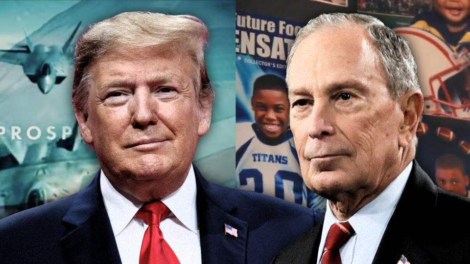 Donald Trump and Michael Bloomberg 