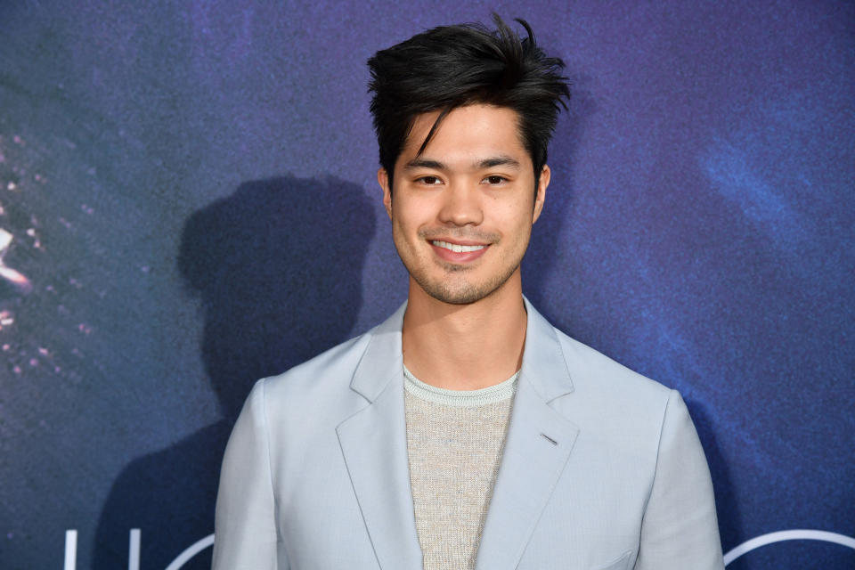 Ross Butler on the red carpet