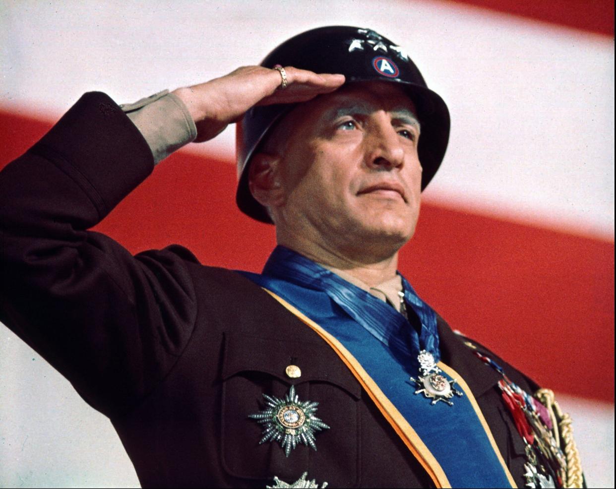 George C. Scott takes on Gen. George S. Patton in 1970's "Patton."