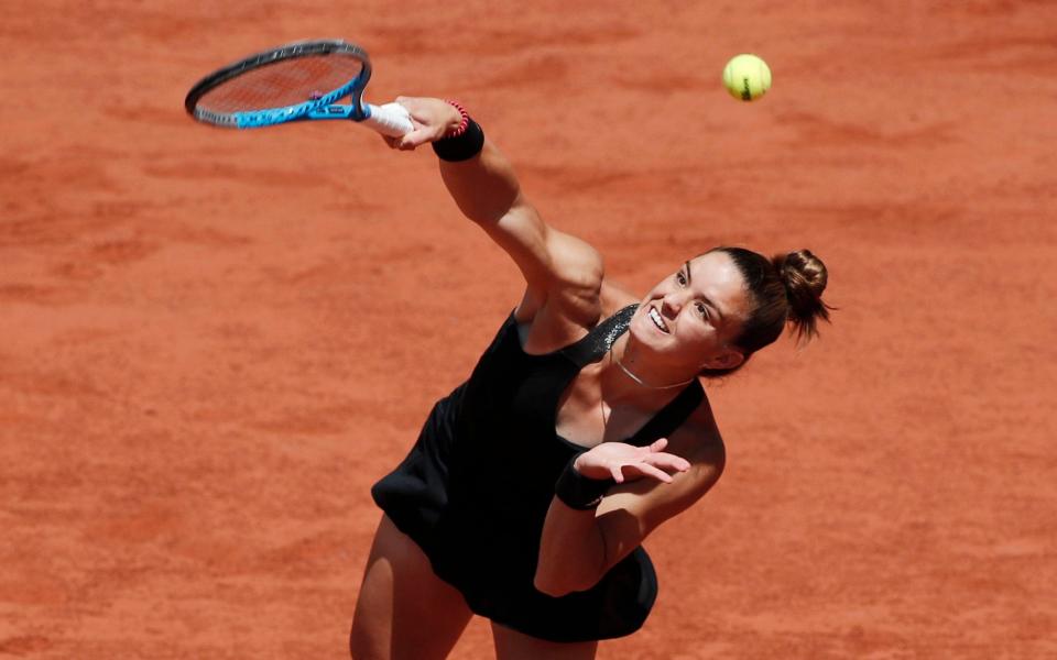 Sakkari takes on Swiatek at the French Open - Reuters