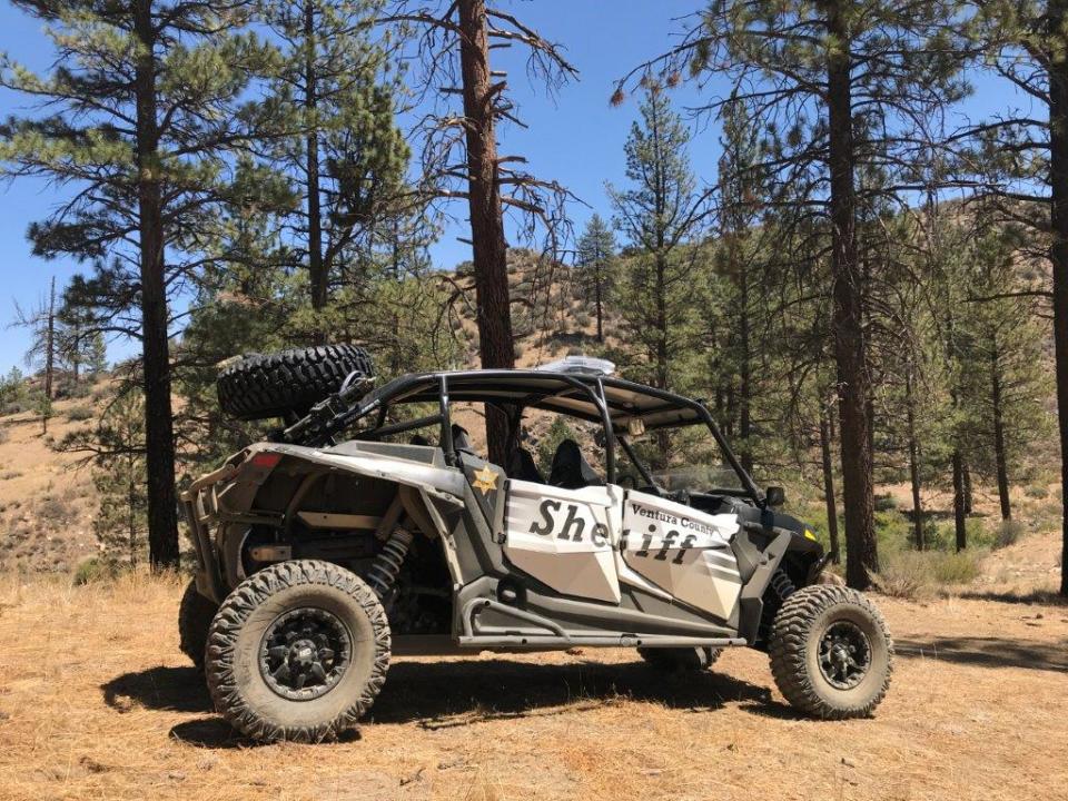 Ventura County Sheriff's deputies with the Lockwood Valley station patrol off-highway trail areas. The station was awarded nearly $73,000 in state grant funds to support the effort.