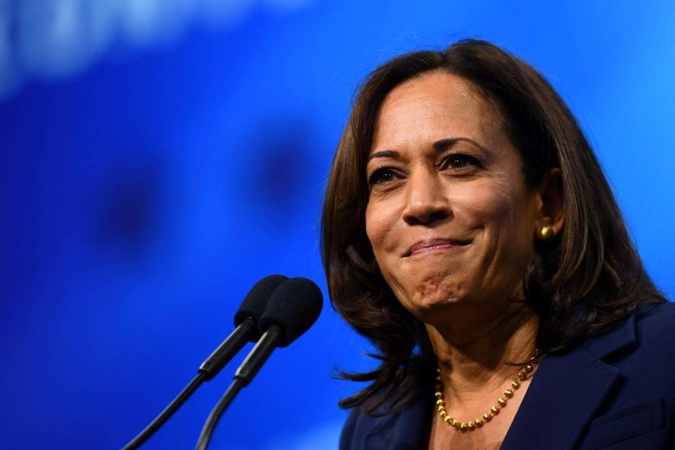 Senator Kamala Harris has dropped out of the race (REUTERS)