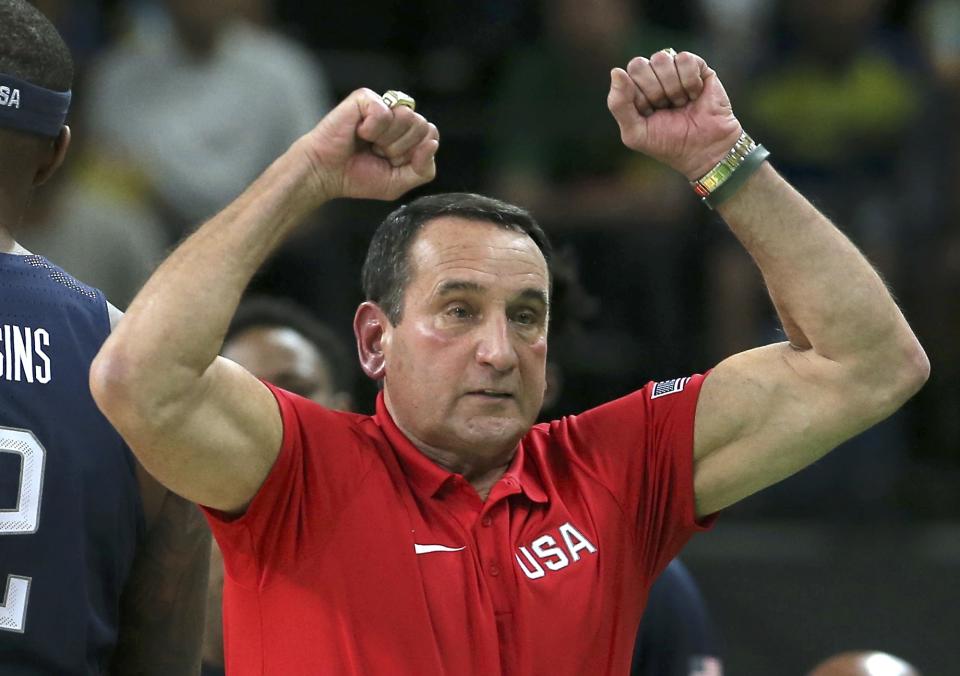 Team USA is 78-1 under coach Mike Krzyzewski. (Reuters)