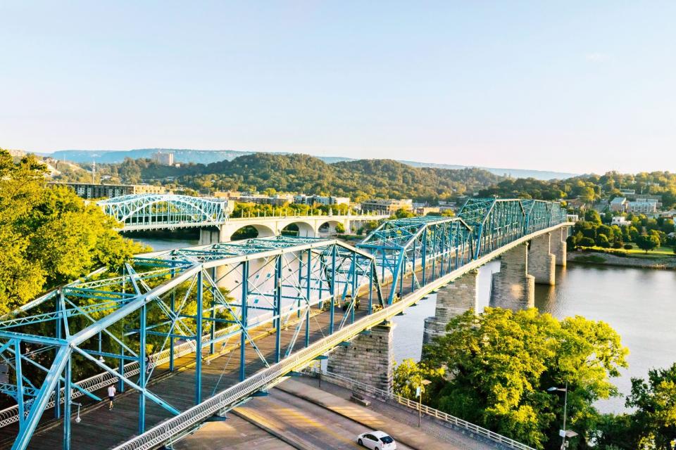 The Tennessee River in Chattanooga