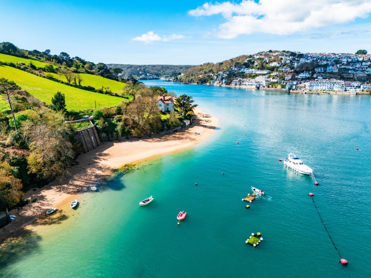 <span>The coves at East Portlemouth beach, near Salcombe, Devon.</span><span>Photograph: Chunyip Wong/Getty Images</span>