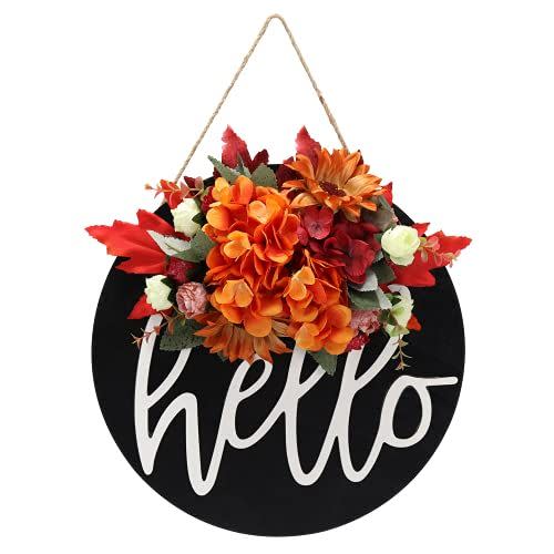 Fall Wreath for Front Door Hydrangea Wreath,Fall Wreath,Farmhouse Door Wreaths,Grapevine Wreath,Fall Wreaths for Front Door,Everyday Wreath-25