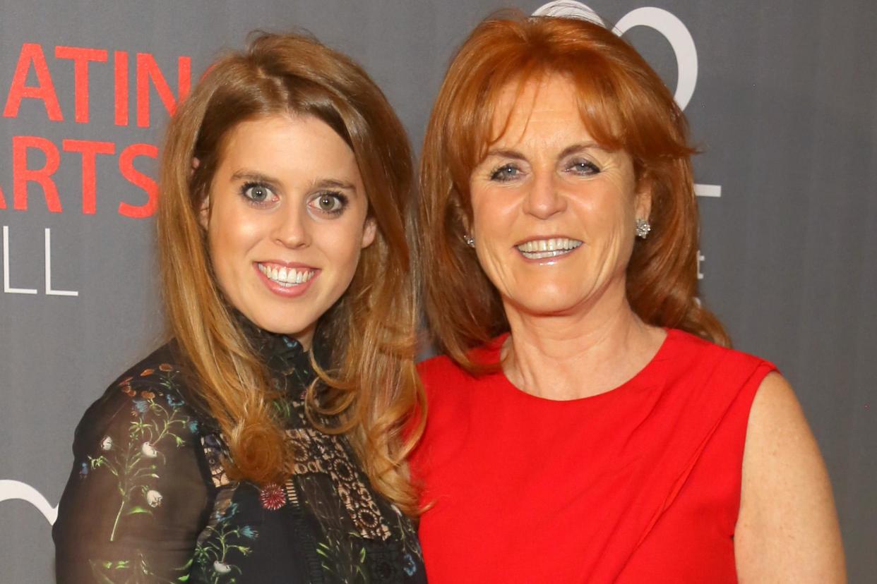 Princess Beatrice, pictured with the Duchess of York, will announce the award: Dave Benett/Getty Images