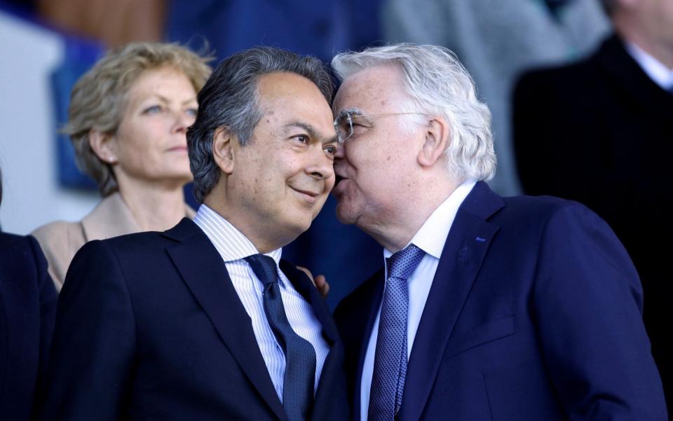 Farhad Moshiri and Bill Kenwright - Richard Sellers/PA Wire