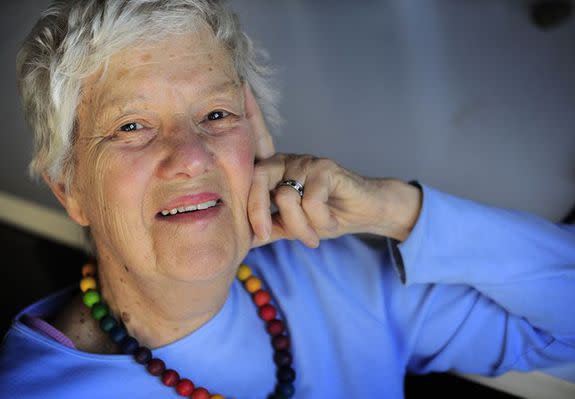 World famous astronomer Vera Rubin, 82, in her office at Carnegie Institution of Washington in Washington, DC, on Jan. 14, 2010.