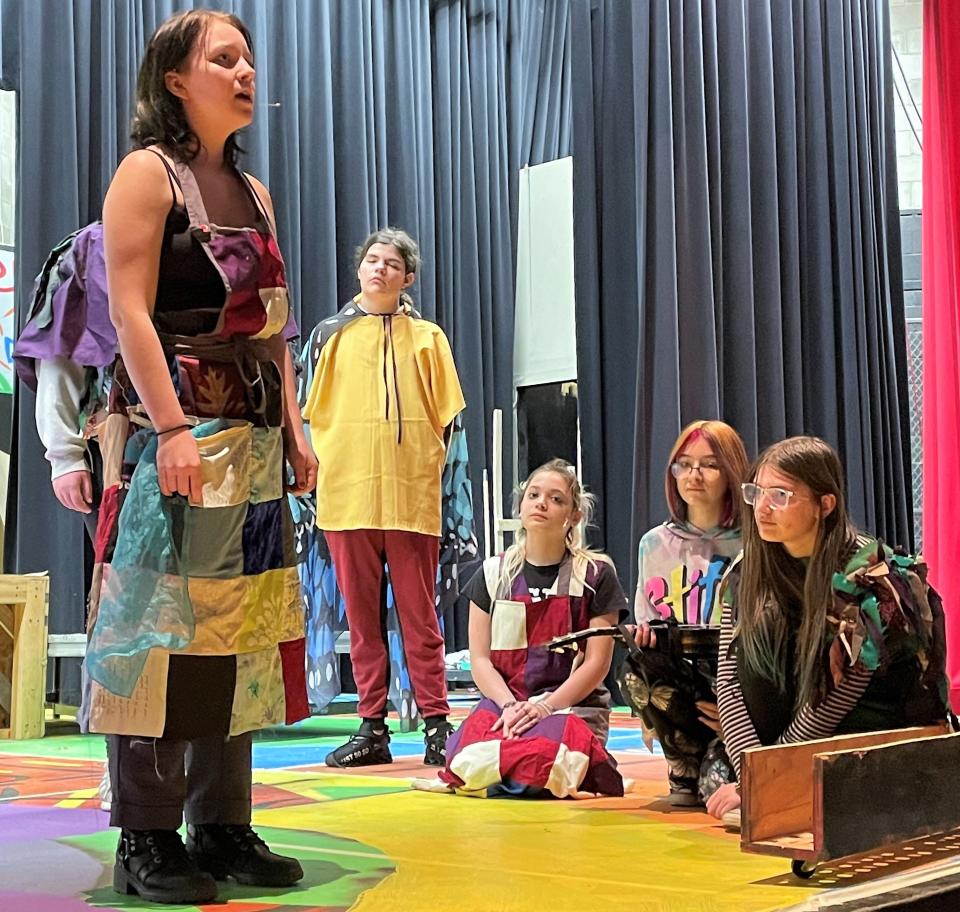 Senior Olivia Crouso stars in the title role of "Gretel! The Musical" at Coshocton High School. In the play from 2019, Gretel must claim the skull of Undying Light from the witch Baba Yaga by completing three impossible tasks.