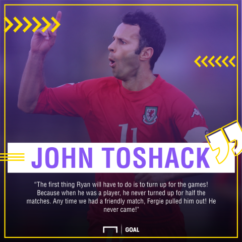 Ryan Giggs John Toshack never played friendly games