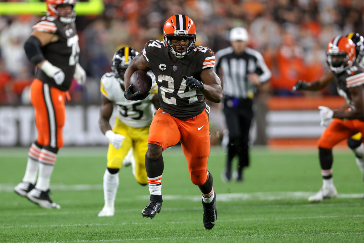 Browns RB Nick Chubb is fantasy's RB1 entering Week 4.