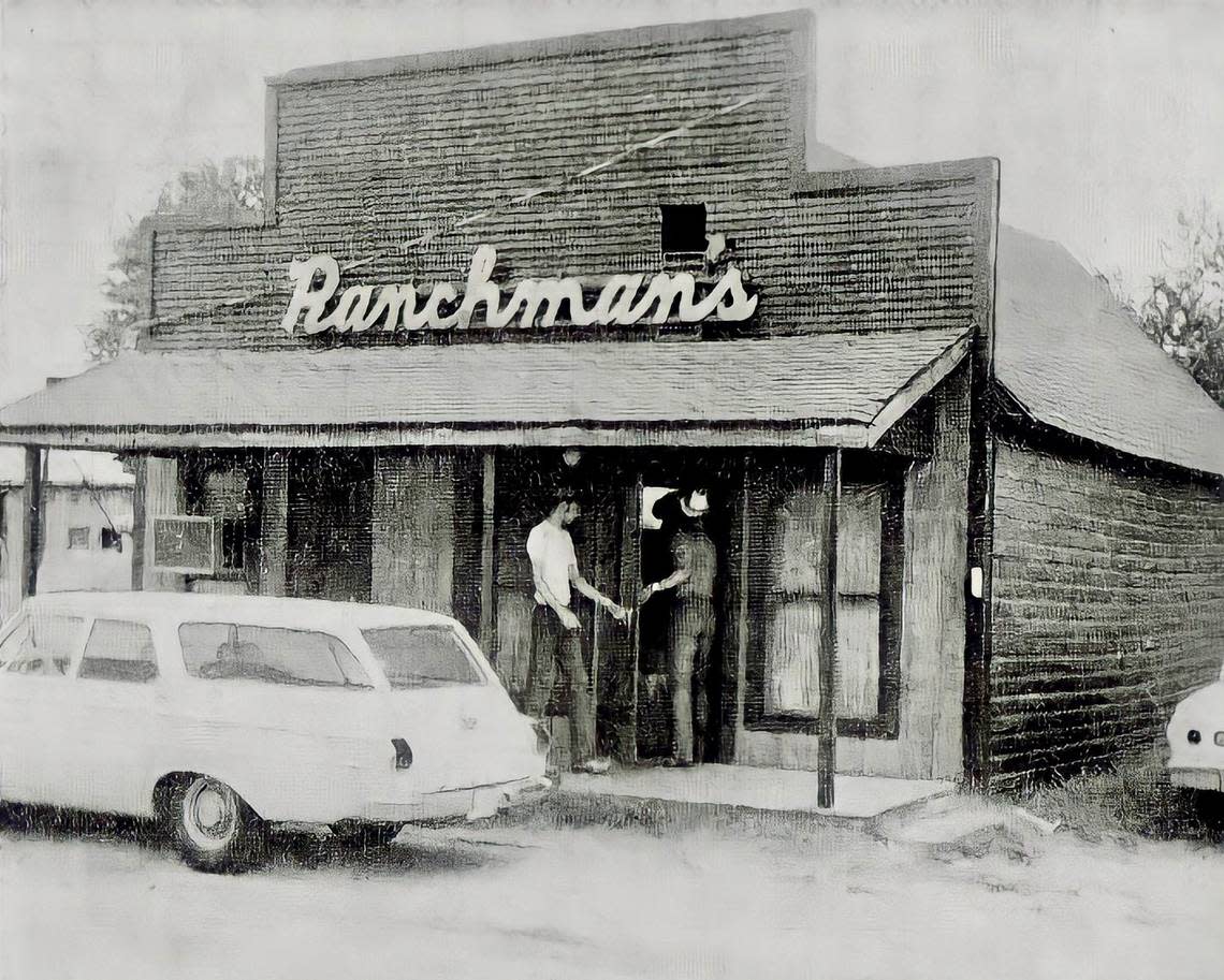 The Ranchman’s Cafe in Ponder as seen in July 1971.