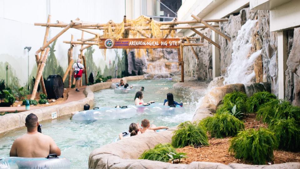 Lazy river at Camelback Resort’s Aquatopia water park.