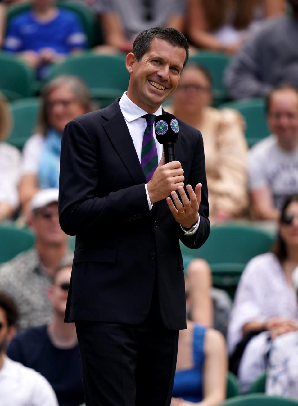 Tim Henman made an appearance (John Walton/PA) (PA Wire)