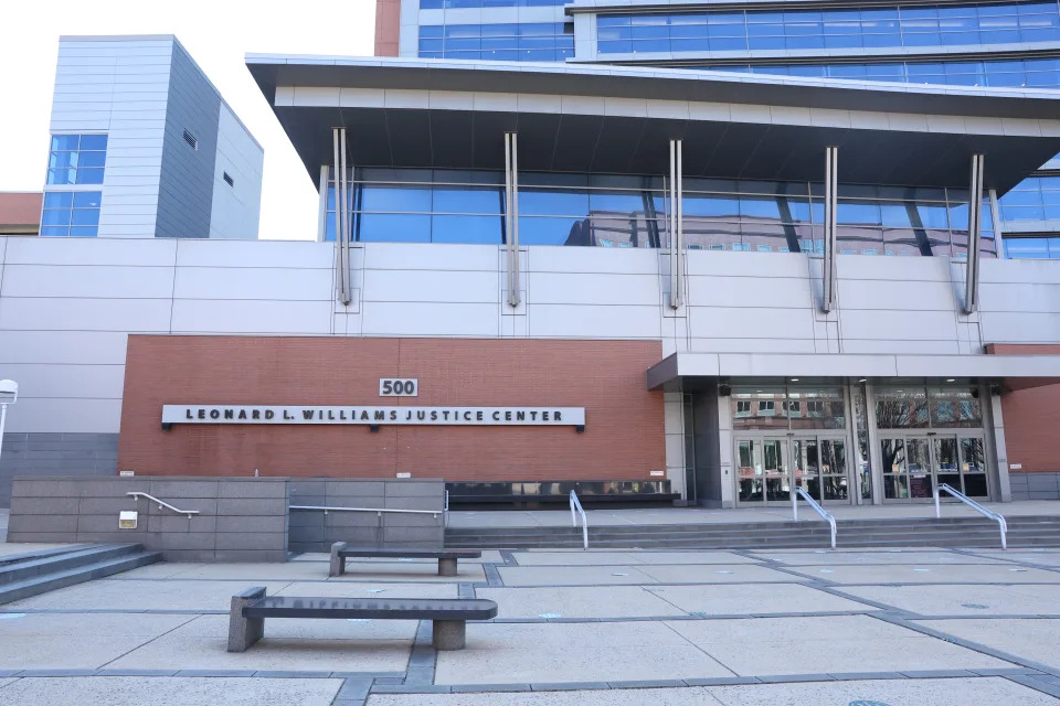 The Leonard L. Williams Justice Center in Wilmington, Del., March 21, 2023. (Hannah Beier/The New York Times)