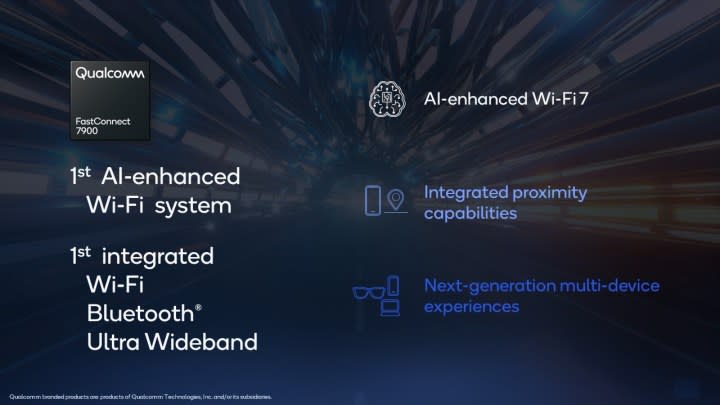 Qualcomm FastConnect 7900 overview.