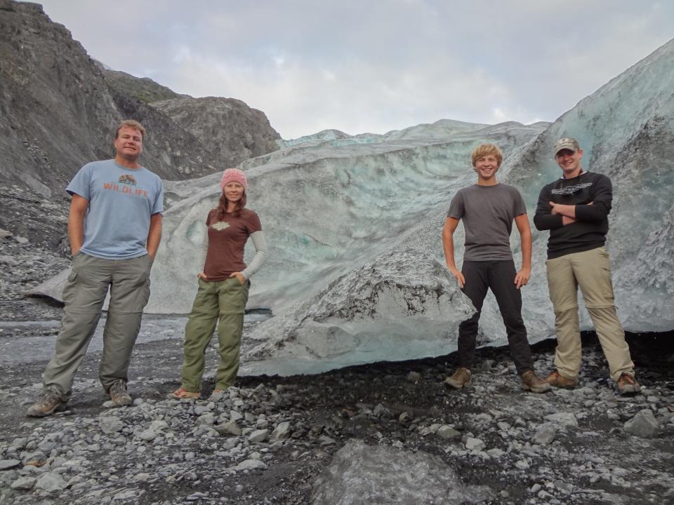 The Goldsteins drove to many national parks but had to fly to others. This was Kenai Fjords National Park in Alaska.