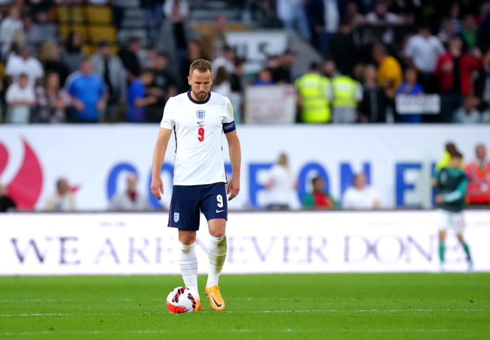 Harry Kane looks dejected (PA Wire)