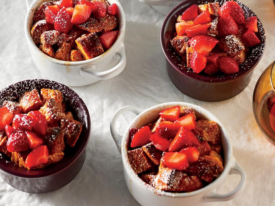 Dulce de Leche Bread Puddings