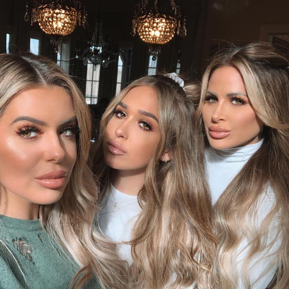 <p>Amid the divorce drama, Kim's eldest daughters Brielle and Ariana—who Kroy legally adopted after marrying the Bravolebrity—<a href="https://www.eonline.com/news/1375094/kim-zolciaks-daughters-send-her-birthday-love-amid-kroy-biermann-divorce" rel="nofollow noopener" target="_blank" data-ylk="slk:penned messages to their mom;elm:context_link;itc:0;sec:content-canvas" class="link ">penned messages to their mom</a> for her 53rd birthday.</p> <p>"You are the strongest woman I know!!!" Ariana wrote alongside an Instagram Stories snap of her and her mom at the beach on May 19. "Thank you for all you do! I am so proud of you mom! cheers to 53."</p> <p>As for Brielle, she shared a photo of herself alongside her mom drinking wine to her Instagram Stories, writing, "Happy birthday mom! I love you so much!"</p>