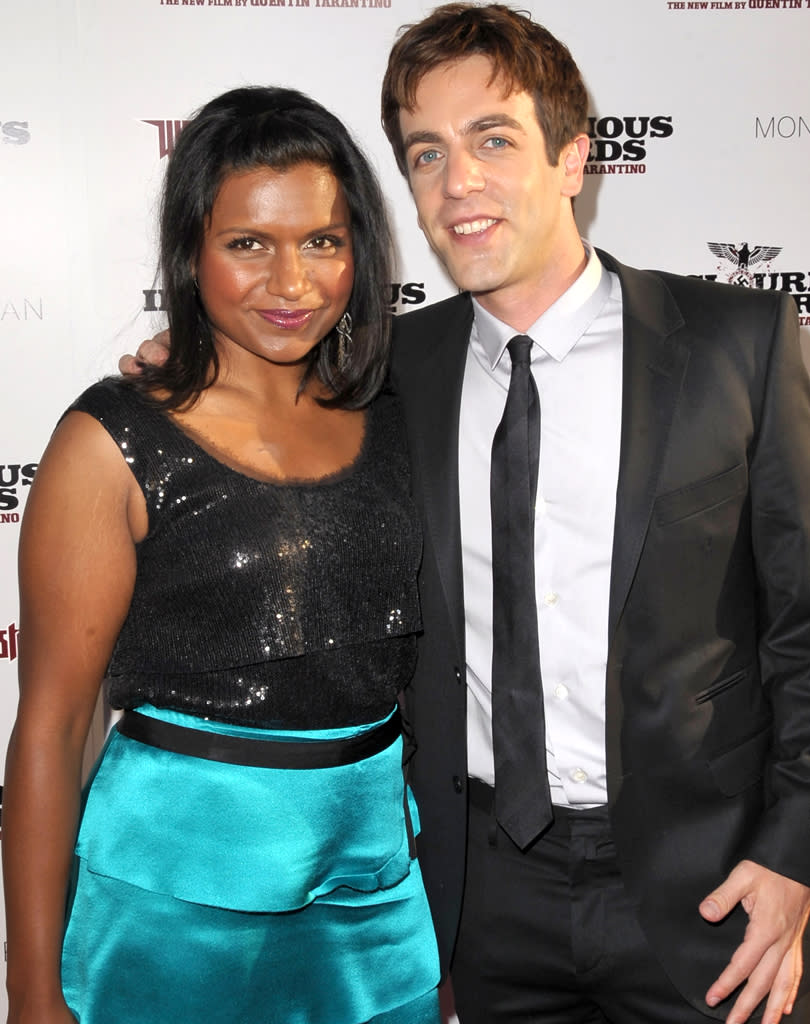 Mindy Kaling and B J Novak